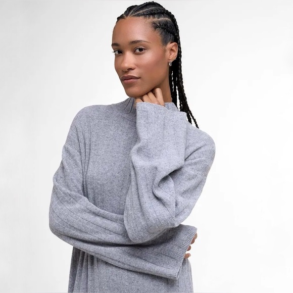 Barbour Sophia knitted Dress grey small - Picture 3 of 15